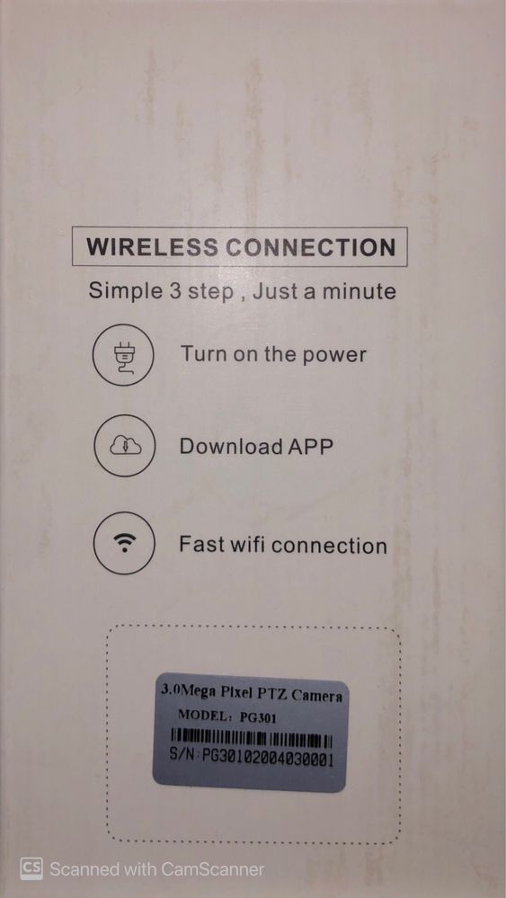 Cameră de supraveghere smart Wifi Loosafe PG301 full hd