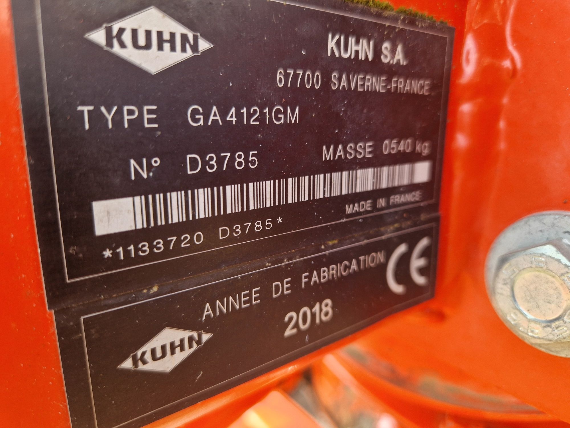 Grebla Kuhn GA 4121 Masterdrive