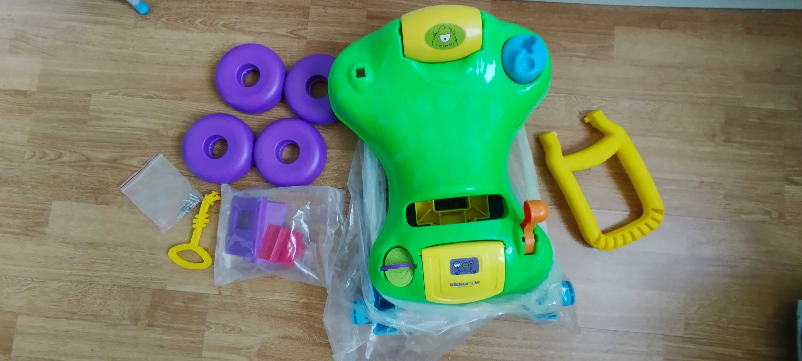 Детска количка Kikka Boo Ride-on 2 in 1 Зелен
