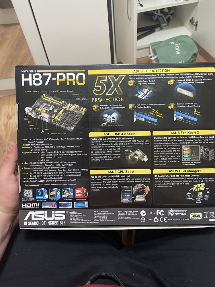 Placa de baza ASUS H87-PRO