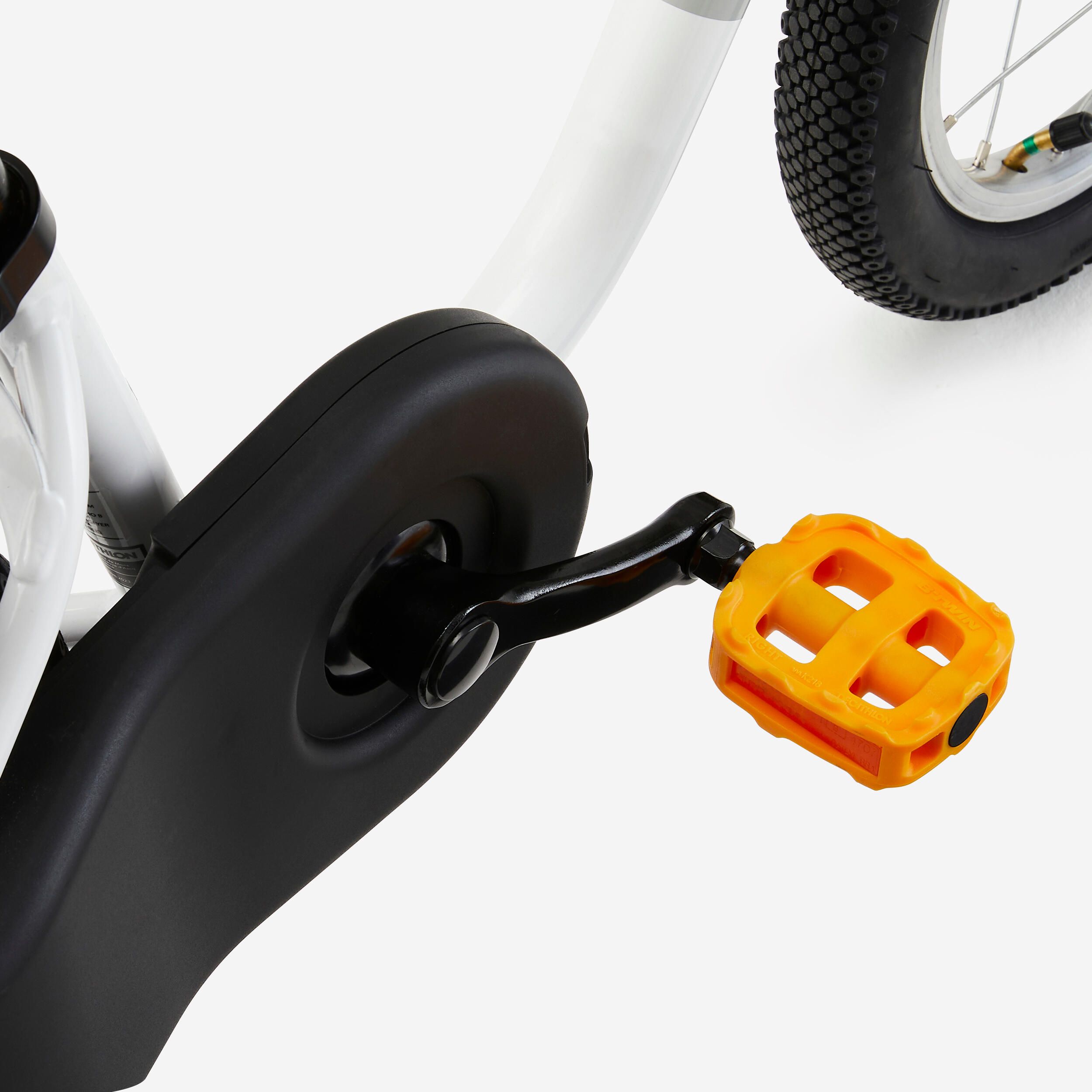 Bicicletă Discover 100 14" alb - produs resigilat (nou) Decathlon