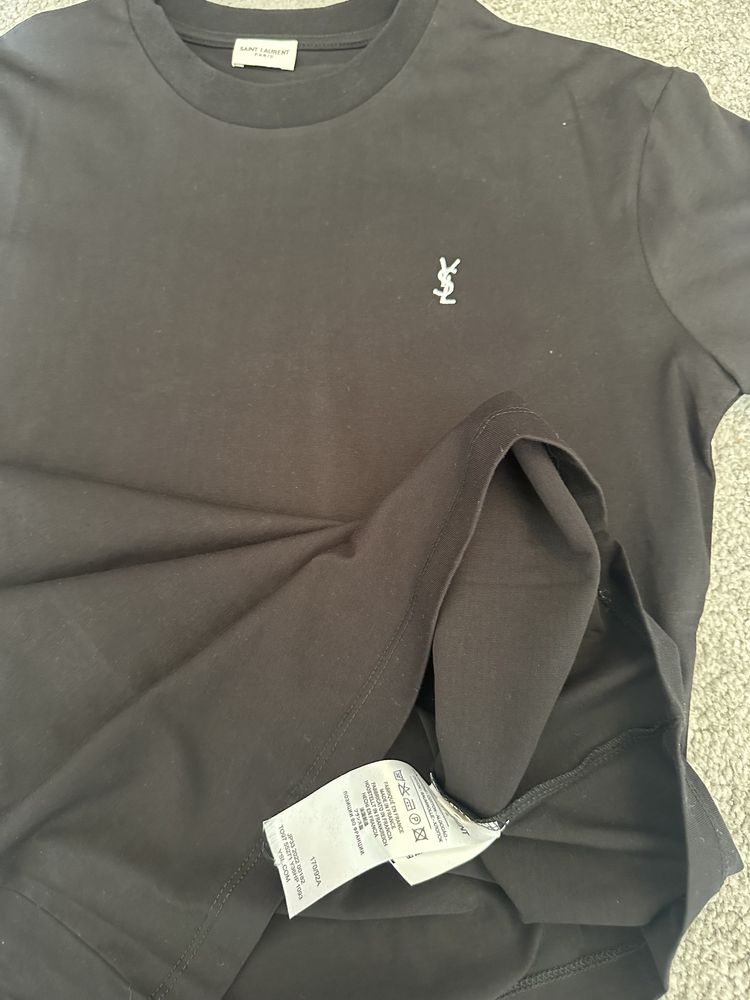 Tricou Saint Laurent YSL bumbac 100 colectia noua