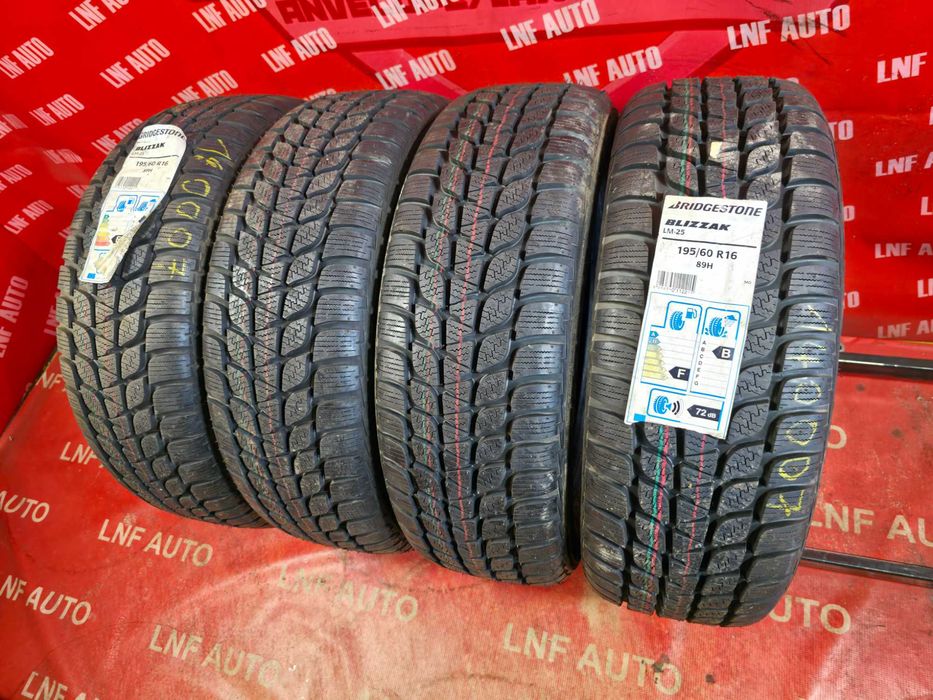 Anvelope de IARNA - 195/60/16 - BRIDGESTONE - NOI - DOT 2012 !