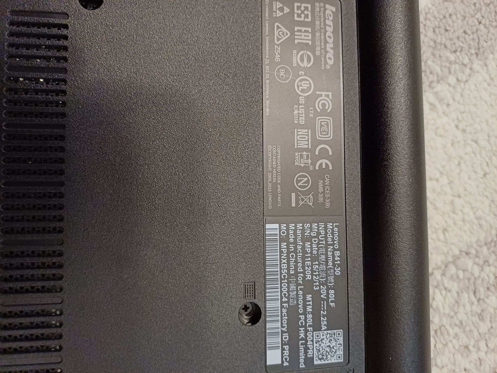 Laptop Lenovo B41-30