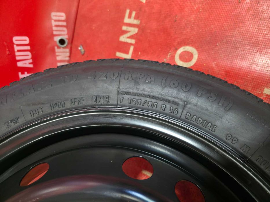 Roata de Rezerva SLIM 5x114.3 16'' Renault Megane Captur Clio Nissan