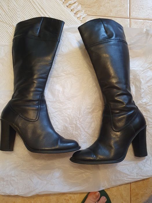 Cizme Negre piele Bata