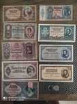 9 bancnote superbe ungurești și două monede de colectie