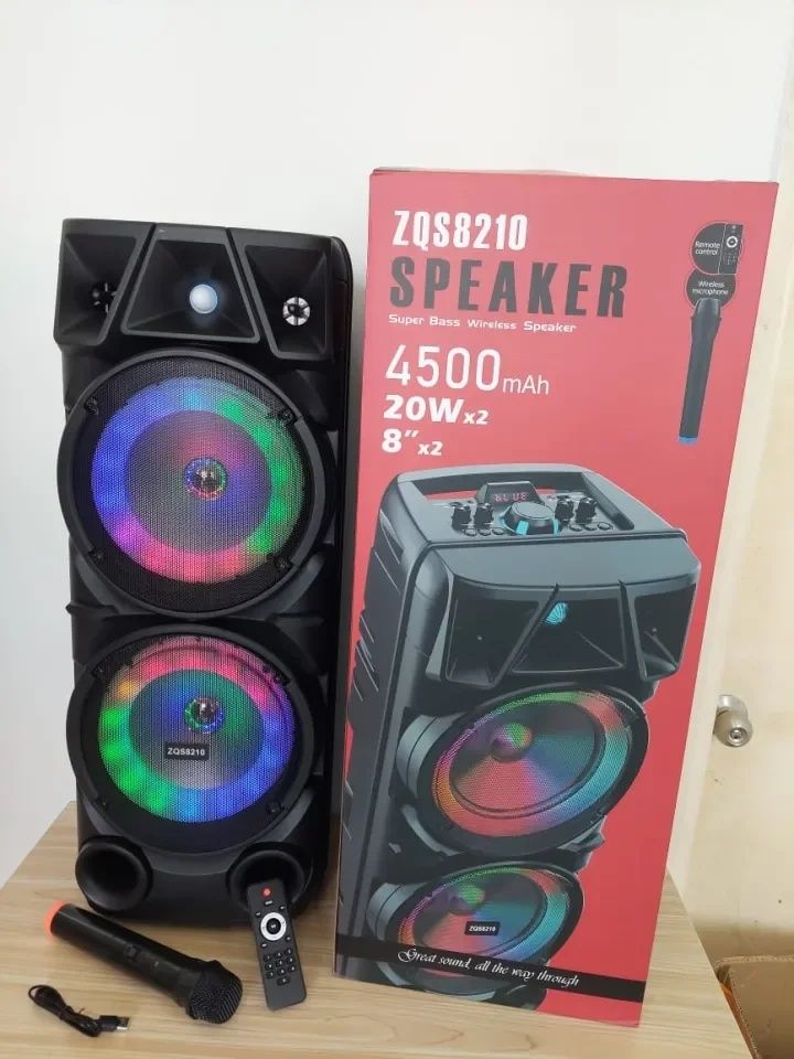 Караоке Big Boss Bluetooth колонка с микрофон ZQS 8210

Информация :
