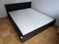 Черно легло и матрак от пяна 160/200 от IKEA