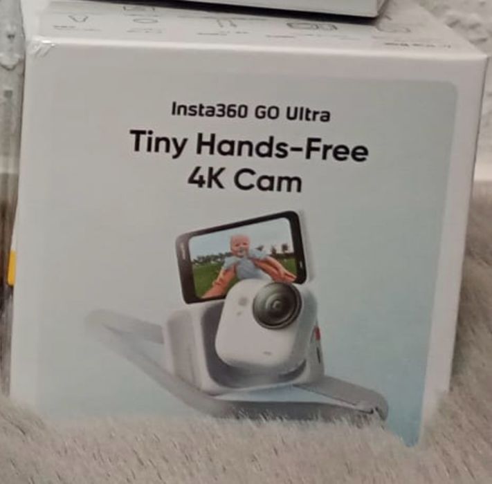 Екшън камера Insta360 GO Ultra, Бяла Чисто нова