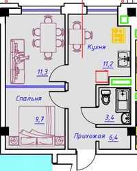 Супер цена! 2/4/6 Ислом-ота 42 кв.м. с лифтом Рисовый Электроаппарат