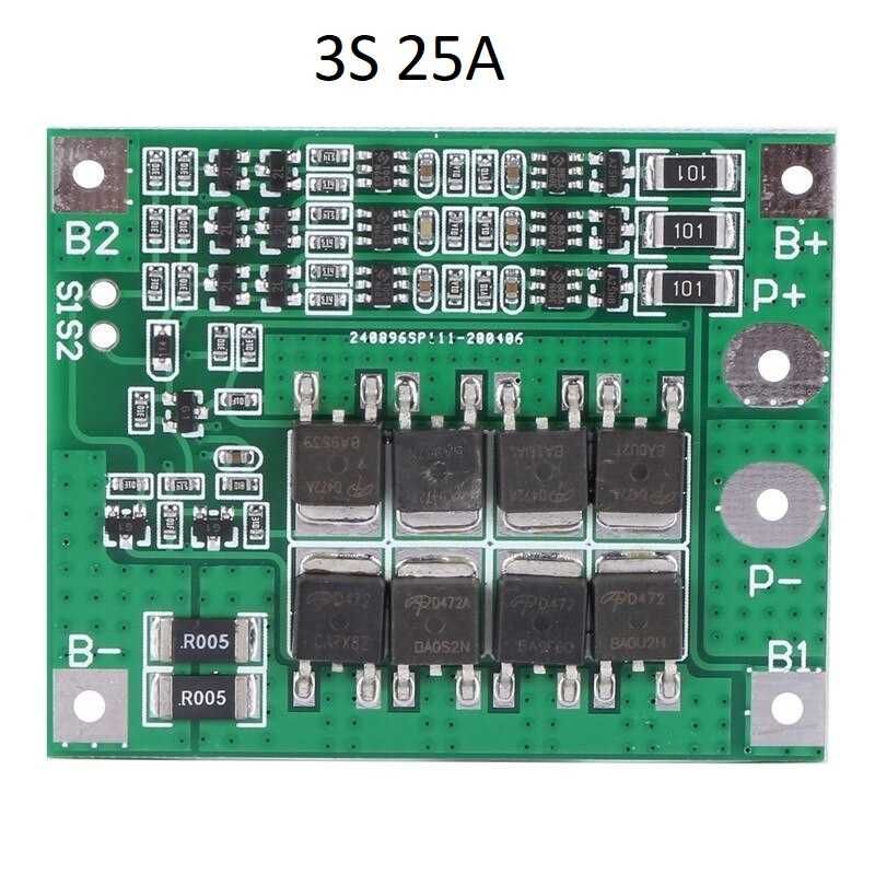 Modul BMS 3S 4S 5S acumulatori Li ion 18650