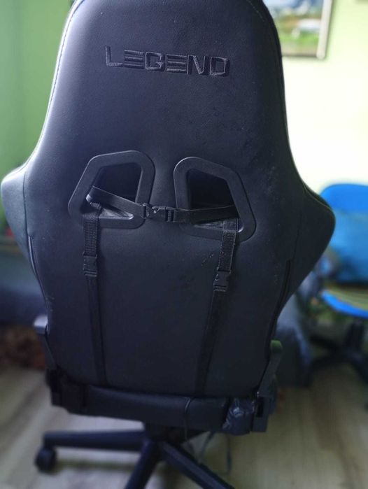 Геймърски Стол Кожен, Светещ "Legend"