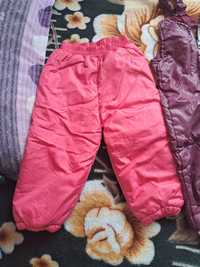 Зимни панталон и гащиризон за момиче 1 до 2 години