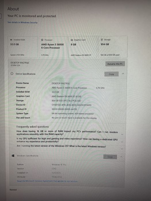 Pc gaming AMD ca nou