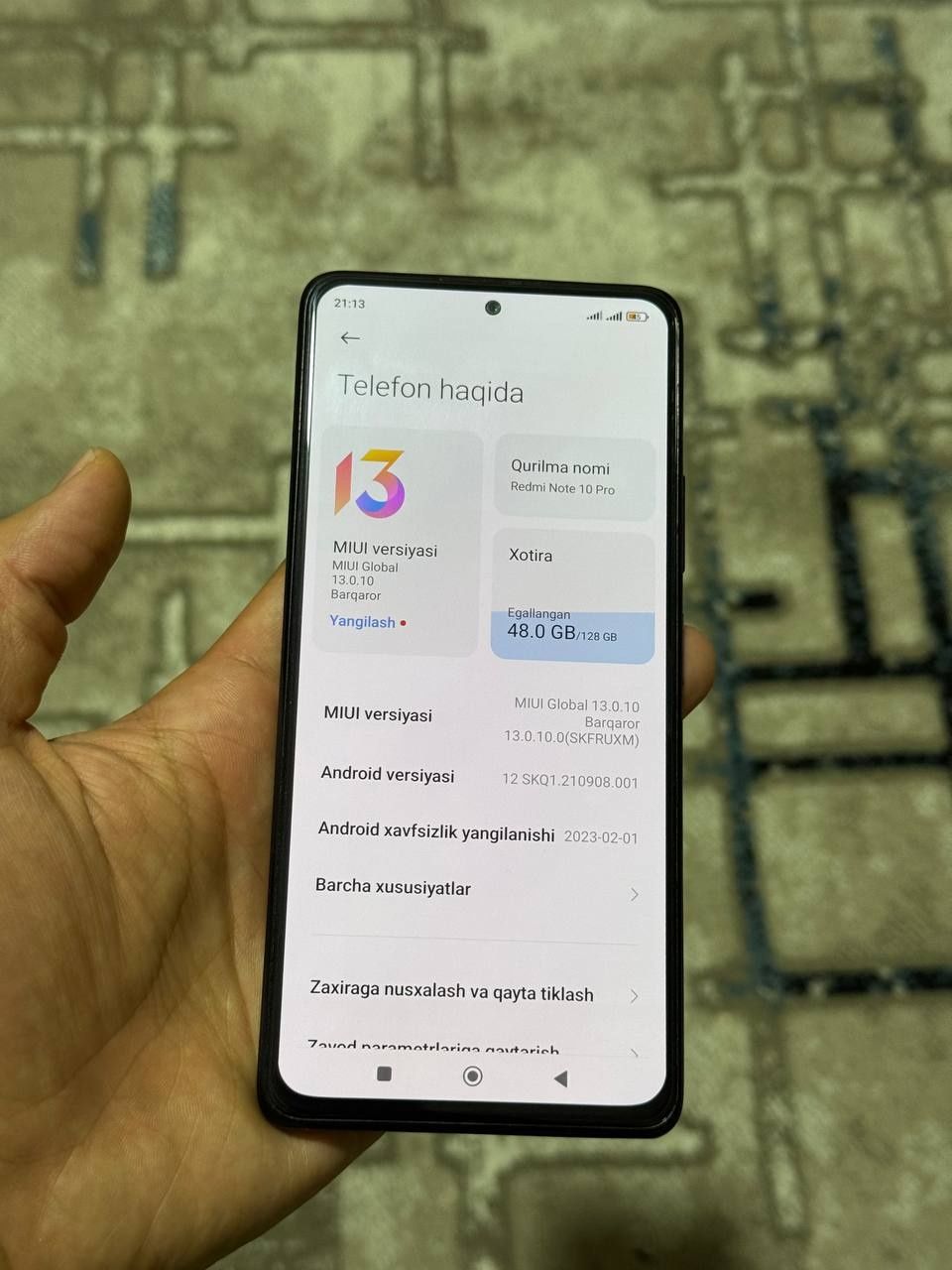 Redmi note 10 pro