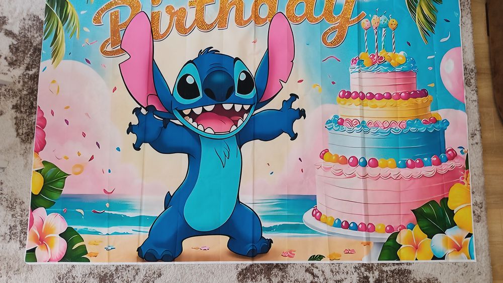 пано/декорация за стена/фотозона стич