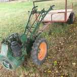 Tractor motocultor cu plug, disc și remorca !!!