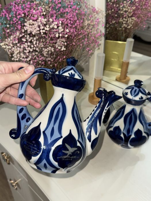 РАРИТЕТ Кофейник чайник ССР. Надпись Ессентуки 1977 год