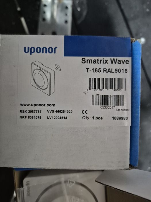 Termostat wireless UPONOR SMATRIX WAVE T-165 POD