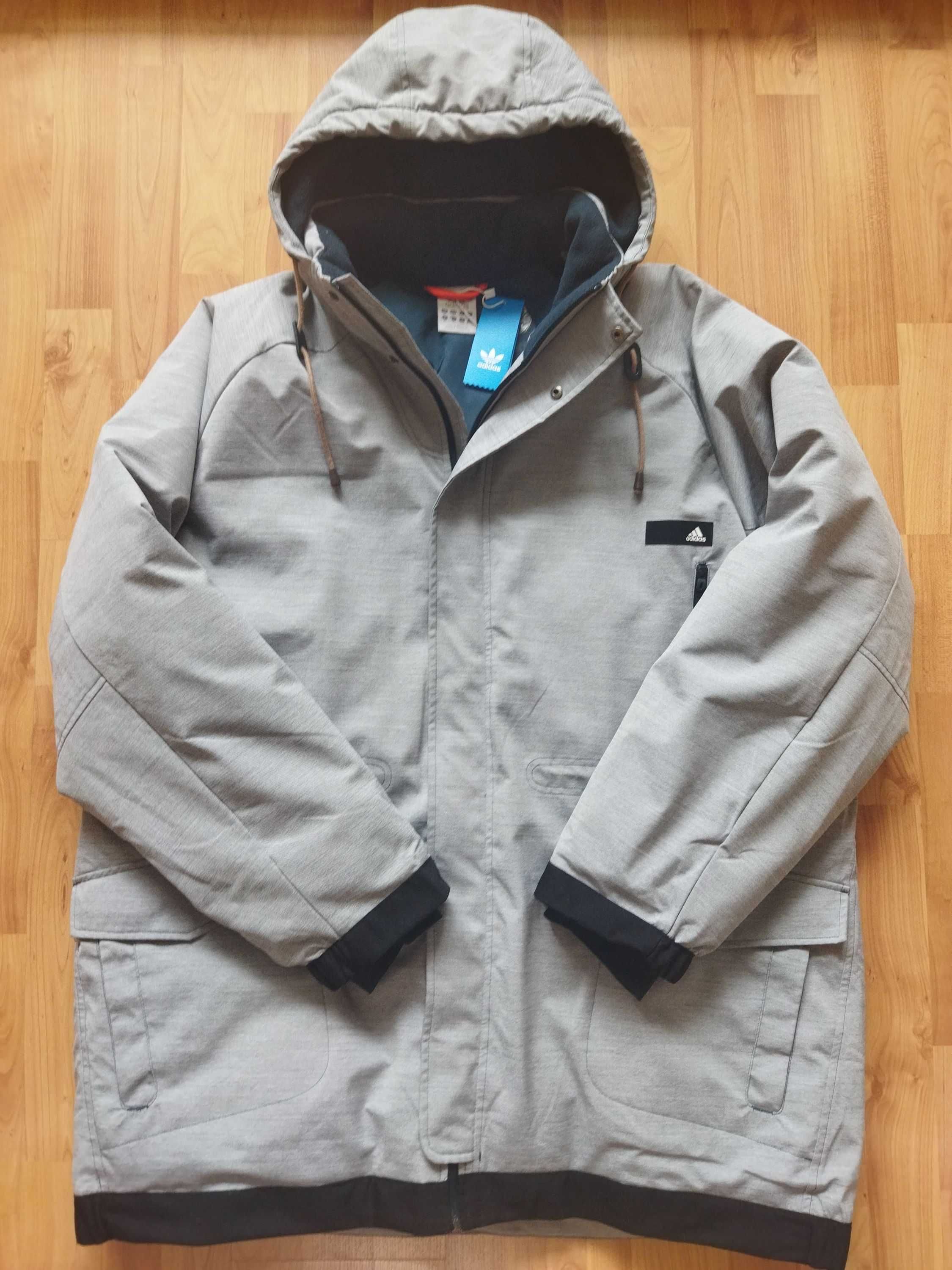 Куртка-пуховик мужская Adidas (Германия),оригинал,новая,р-р 54