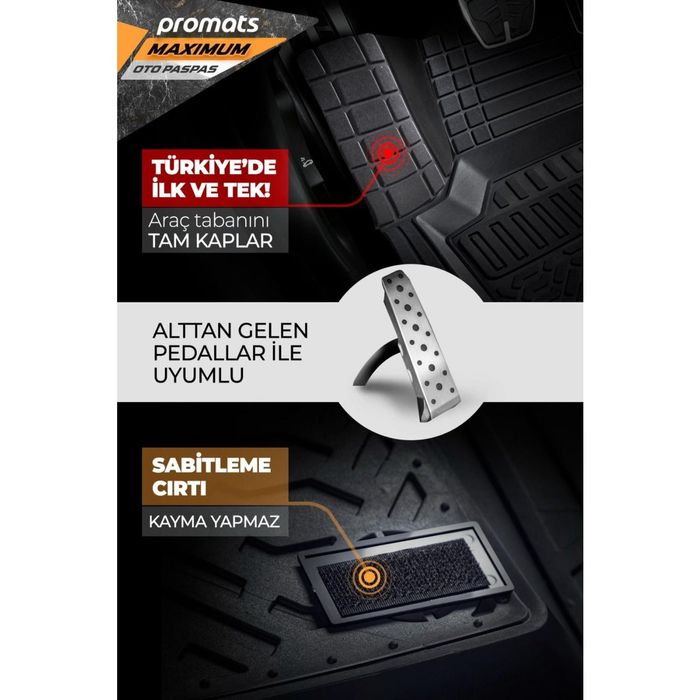 постелки гумени за кола тип леген 4d  maximum tt черни 5броя ...