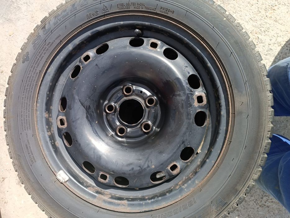 Jante+anvelope pt Skoda Fabia