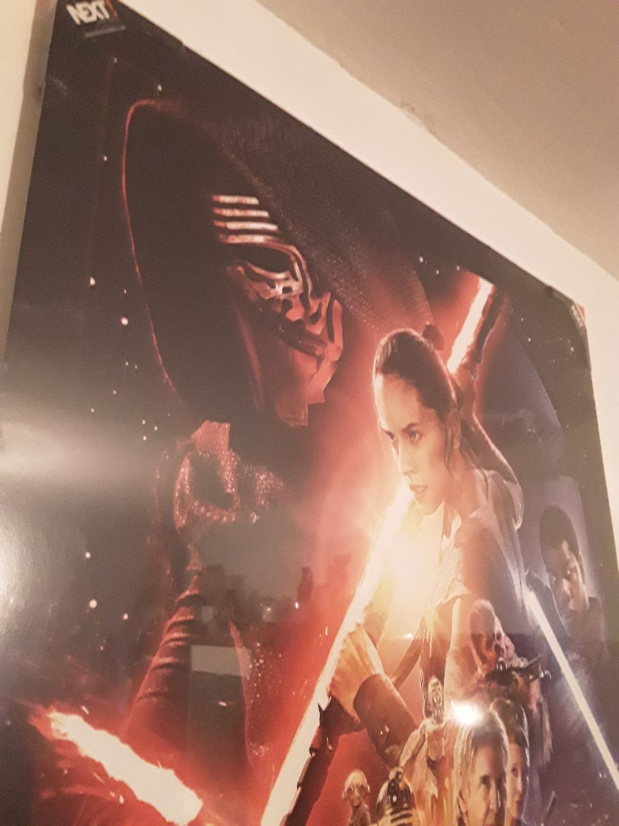 Tablou poster nou star wars the force awakens. Dimensiuni: 100/140 cm