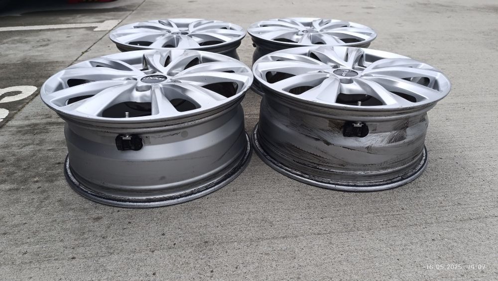 Jante aliaj OXXO 17” cu senzori presiune TPMS – 4 bucăți,