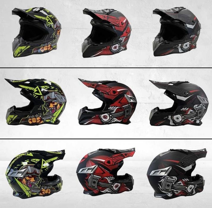 Мотокрос КАСКИ / Motocross HELMETS