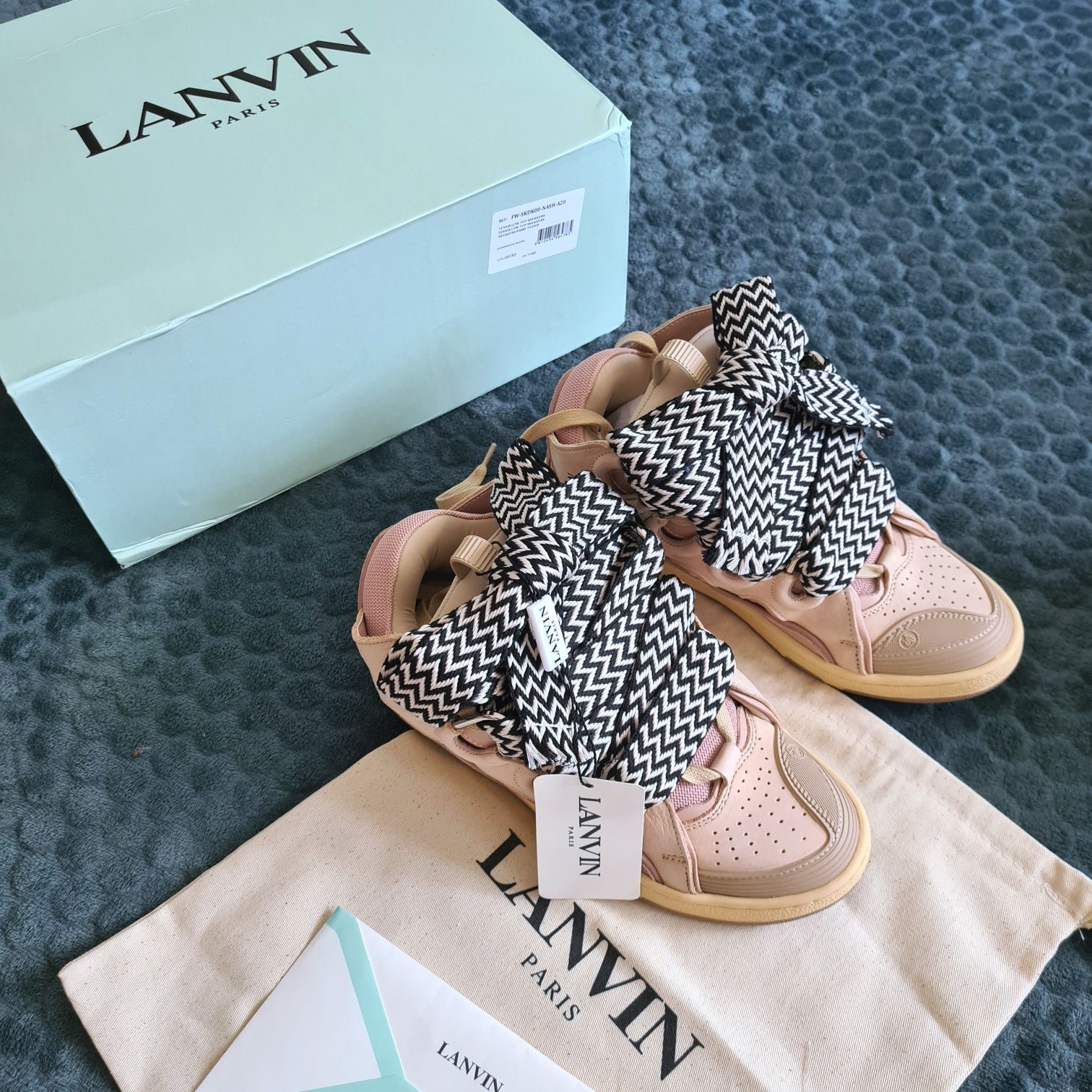 Adidasi Lanvin Curb Lace-up - piele naturala/size 36-45/full pack