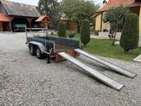 Remorca Olanda Atec transport utilaje miniexcavator