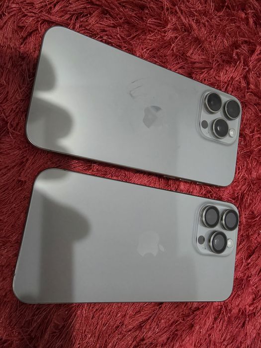 -Iphone 15Pro Max, ca Nou, 256Gb, 8Ram, ireprosabil, Natutal Titanium,