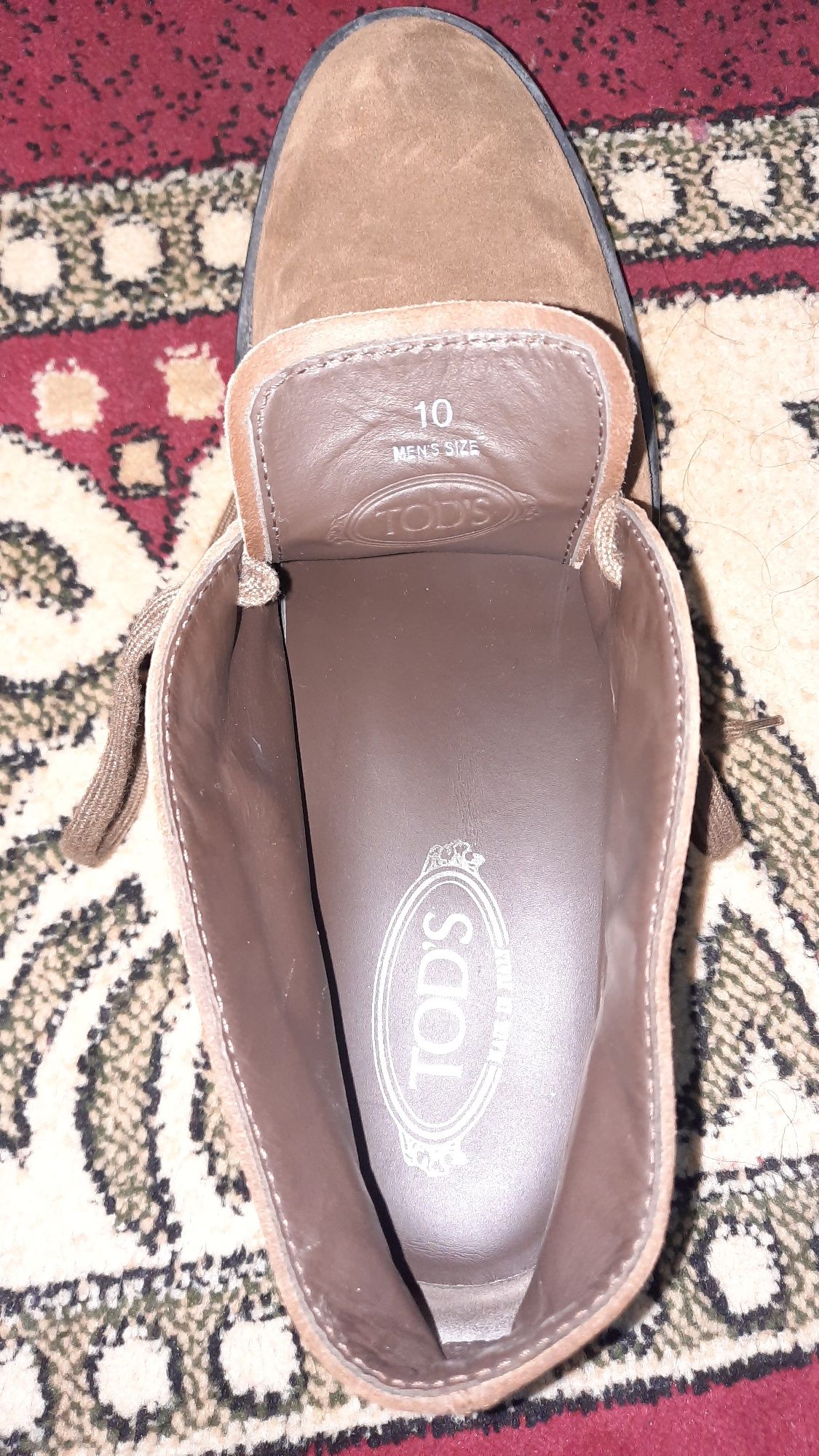 Tod's  Итальянский мужские ботинки
