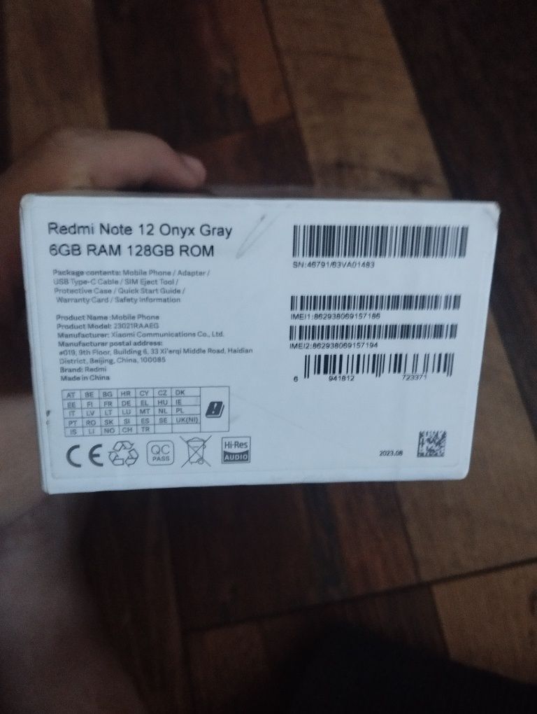 Redmi note 12 holati ideal