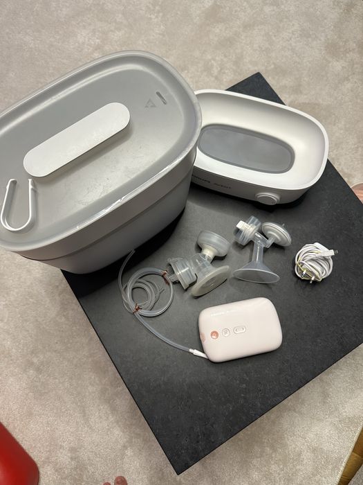 Set Philips avent pompa de muls si sterilizator