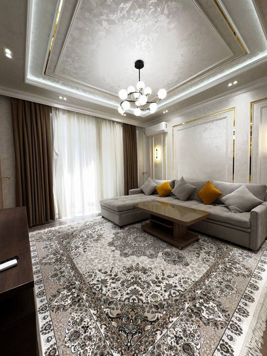 Своя евро 75м2 новостройка 3-6-9 Чиланзар -10 Медиа Парк с обстановкой