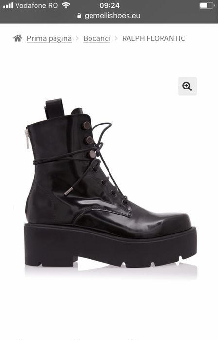 Botine piele naturala Gemelli 37