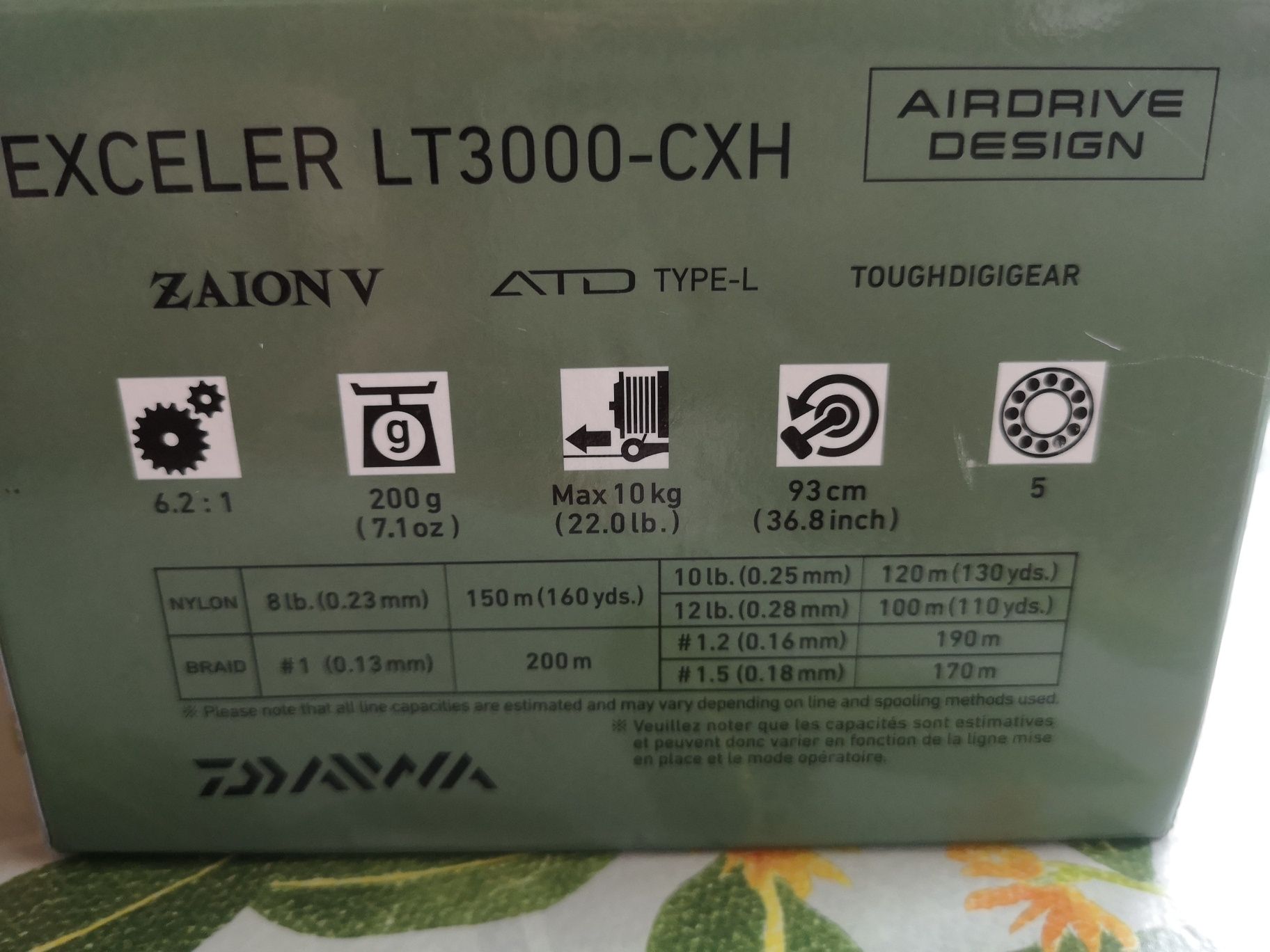 Макара Daiwa Exceler LT3000