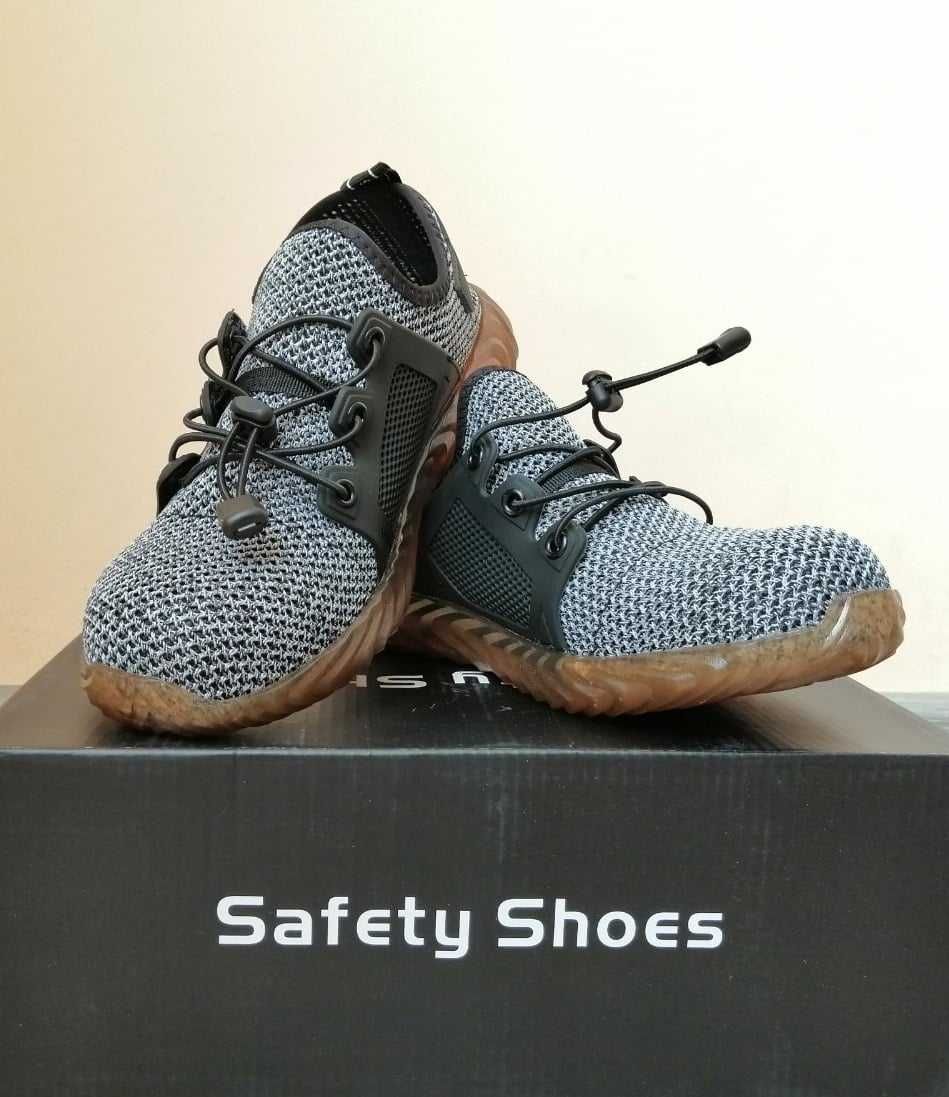 Работни обувки с метално бoмбе - уникално леки от дишащ материал (703)