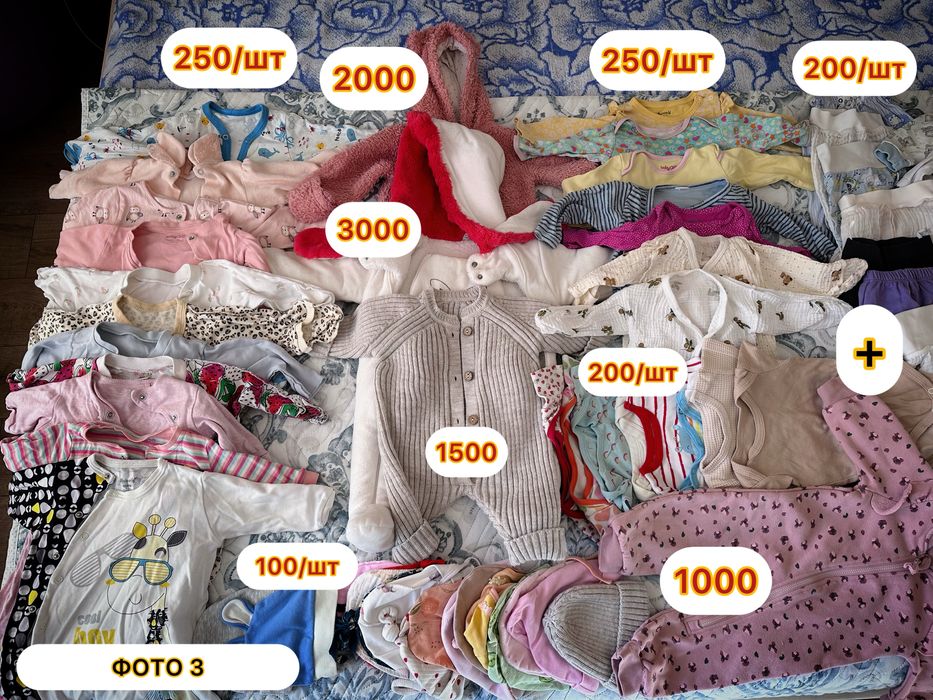 Детские вещи для новорожденных