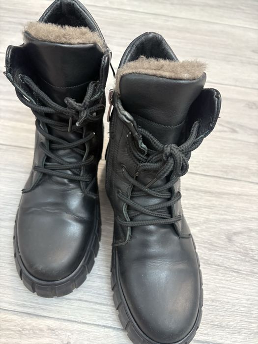 Сапоги детские кожа