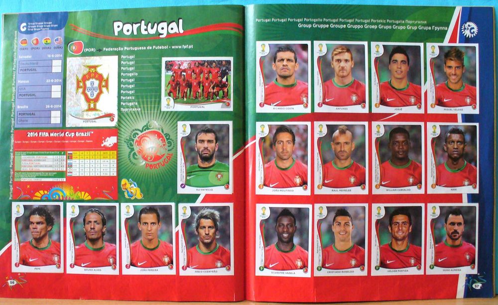 Официалния лицензиран стикер-албум FIFA World Cup Brasil'2014 Panini