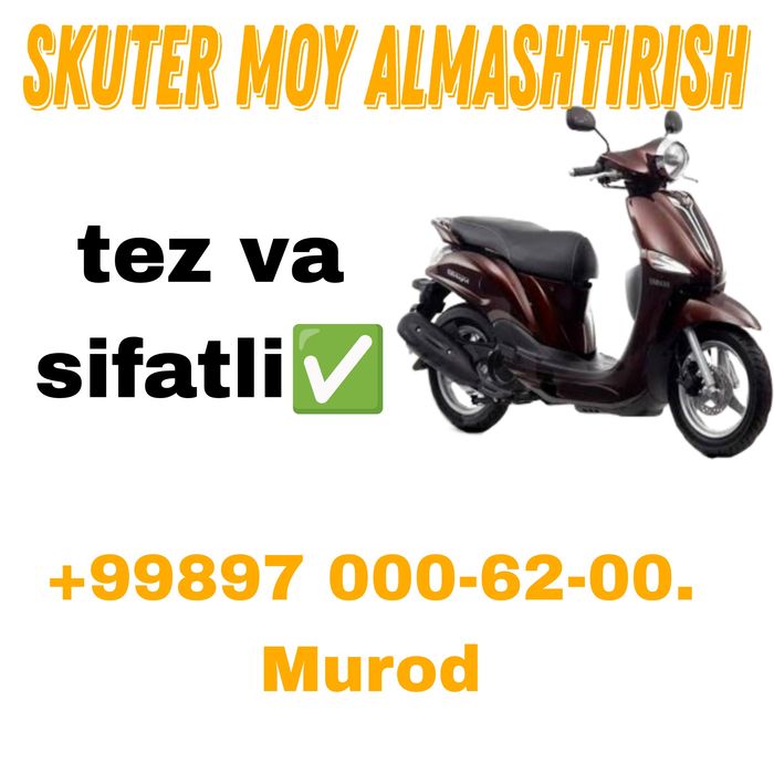 Skuter moy almashtirish xizmati