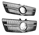 Предна решетка за mercedes ml w164 ml320 ml350 ml550 ml63amg 2009-2012