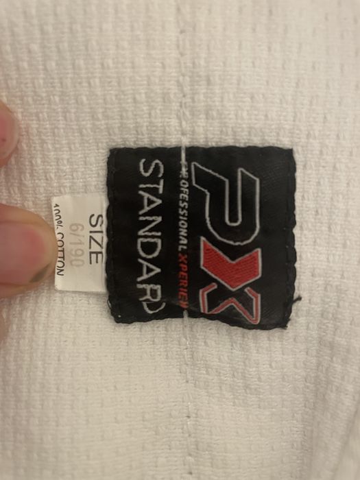 Ghi / kimono de judo, bumbac 450g 170 cm - 180 cm
