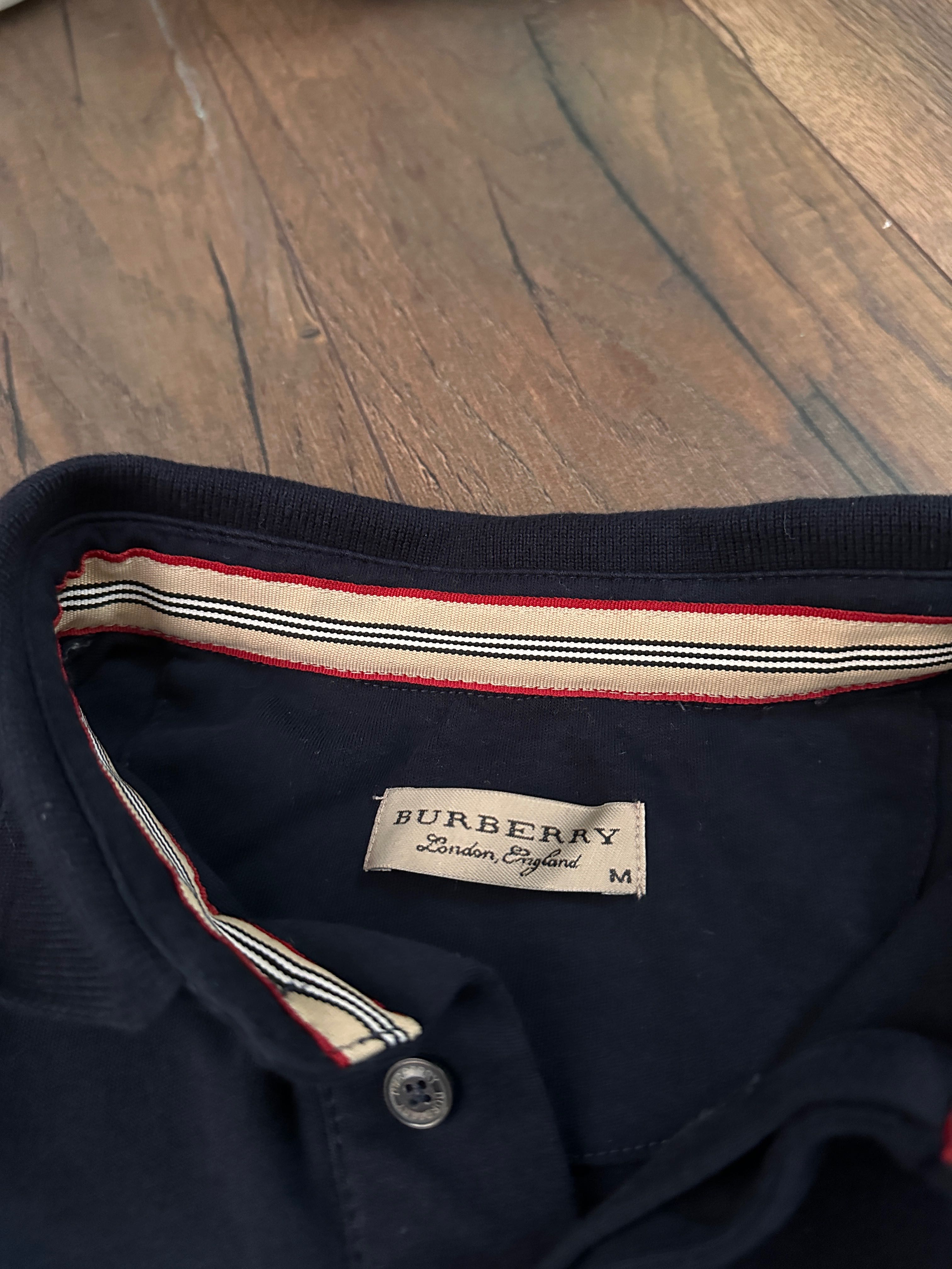 Burberry мъжка тениска с яка