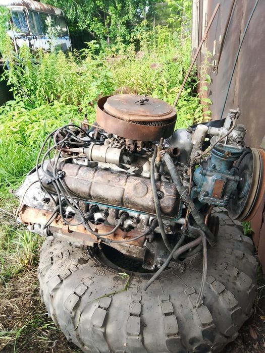 Двигатель газ 66