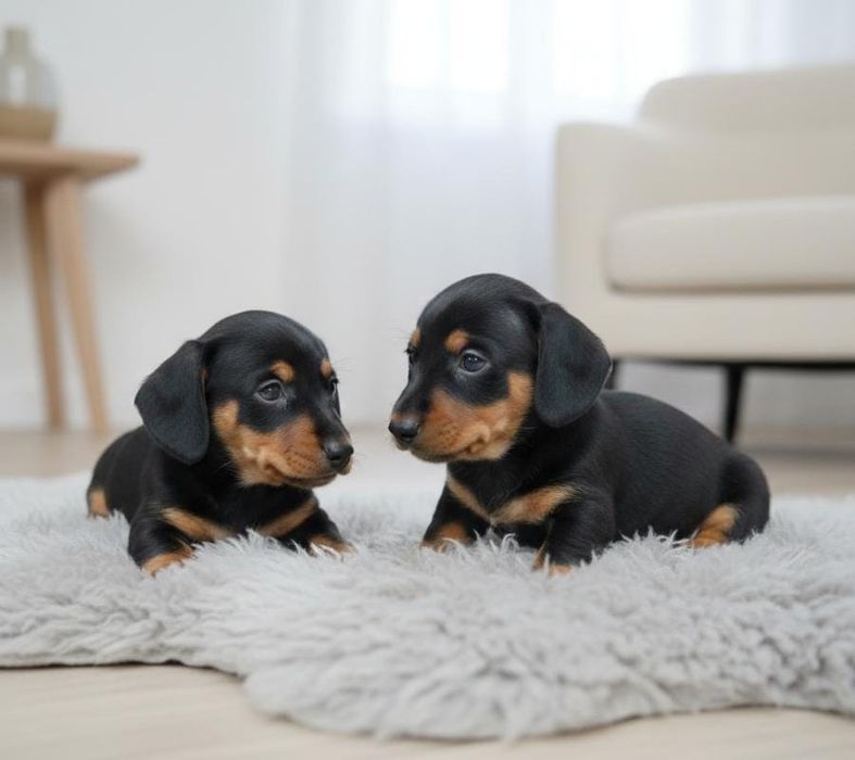 Щенки таксы, девочки