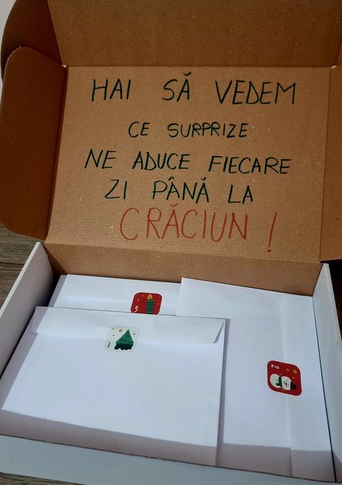 Calendar advent cu activități pentru copii